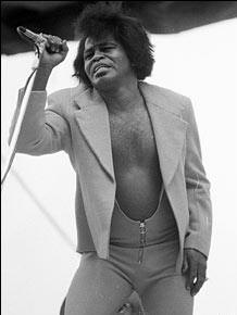 James Brown performing in 1972